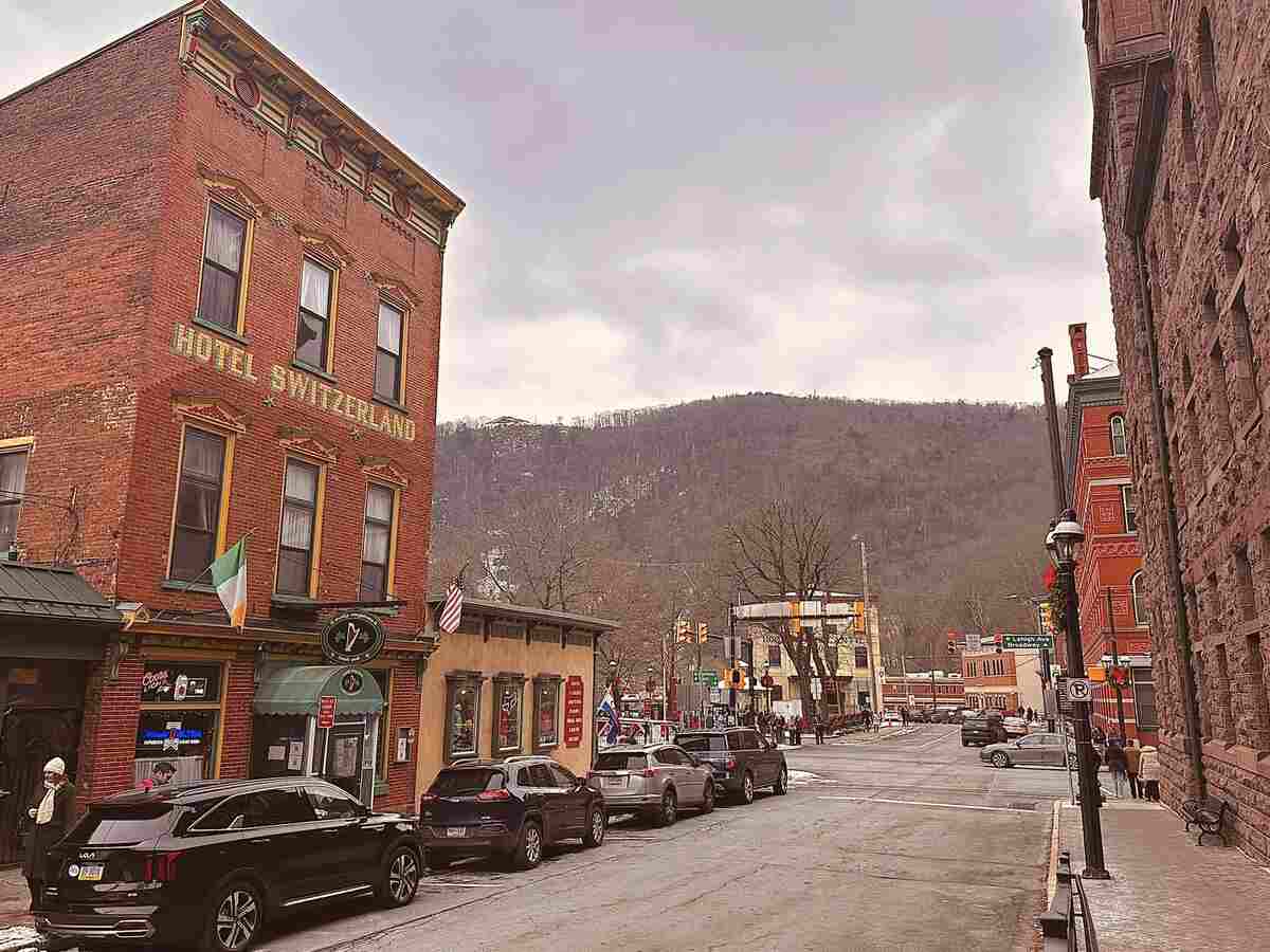 Historic Victorian architecture in Jim Thorpe, Pennsylvania