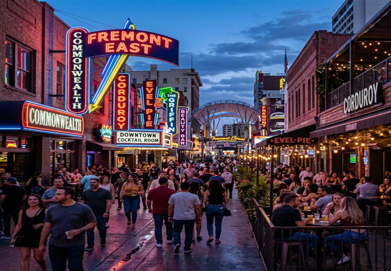 Fremont East Entertainment District Las Vegas