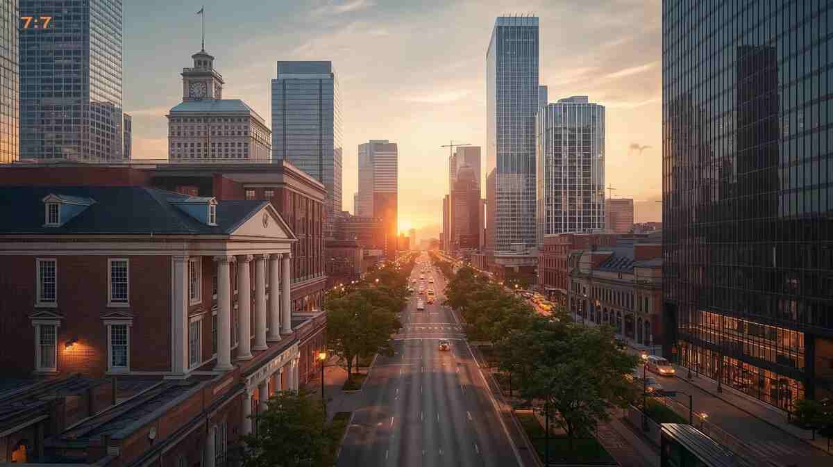 Northern Virginia tech corridor and Blue Ridge Mountains – 2026