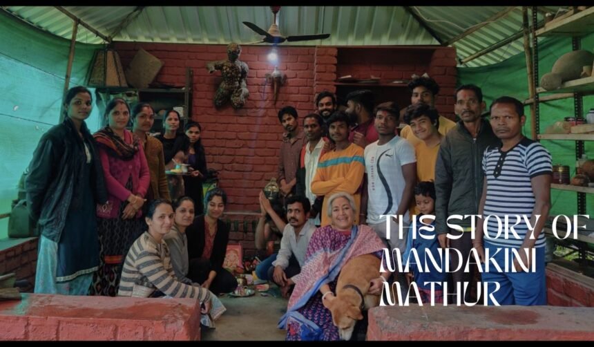 The Story Of Mandakini Mathur, Providing Employment Through Rock Dhokra artifacts in Devrai Art Village