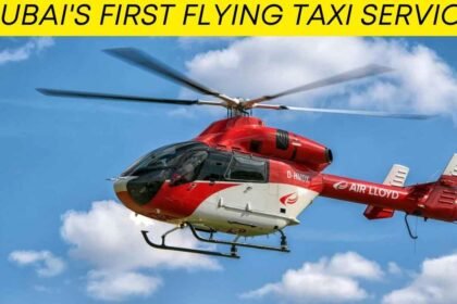 Dubai's First Flying Taxi Service