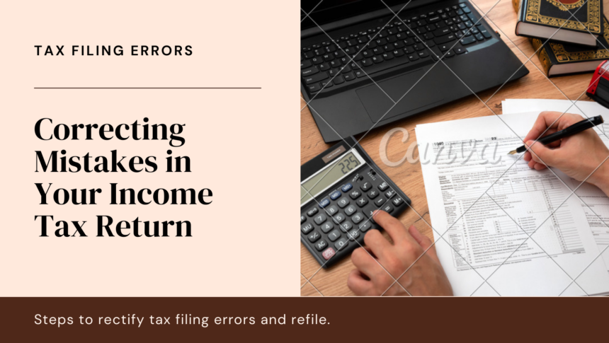 How to Refile Income Tax Return (ITR) If committed any mistake while filing? ITR-U