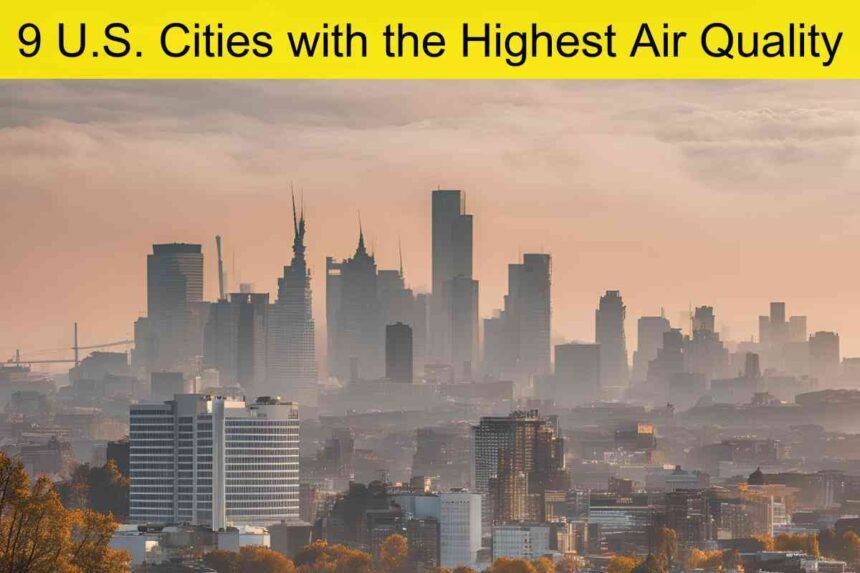 9 U.S. Cities with the Highest Air Quality